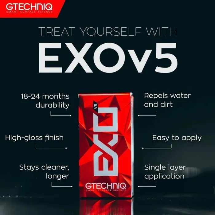 EXOv5 Ultra Durable Hydrophobic Coating