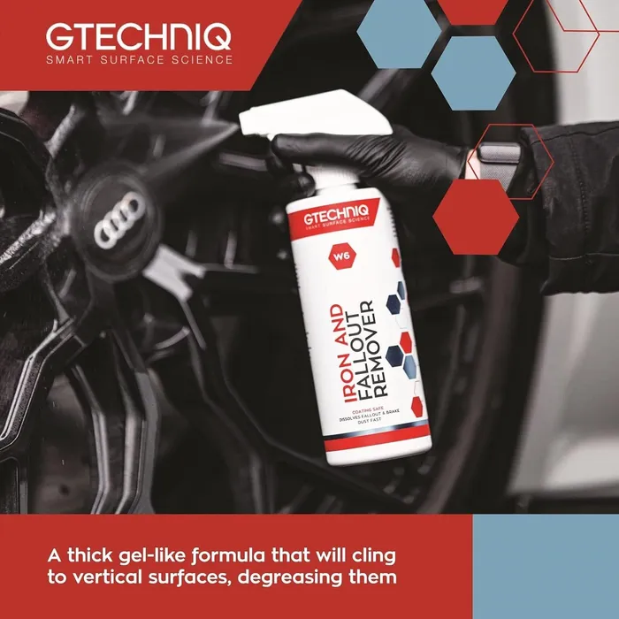 ממיס מתכות - Gtechniq W6 Iron Removing Wheel & Paint Cleaner