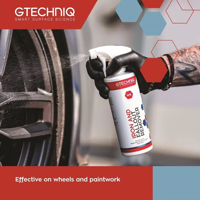 ממיס מתכות - Gtechniq W6 Iron Removing Wheel & Paint Cleaner