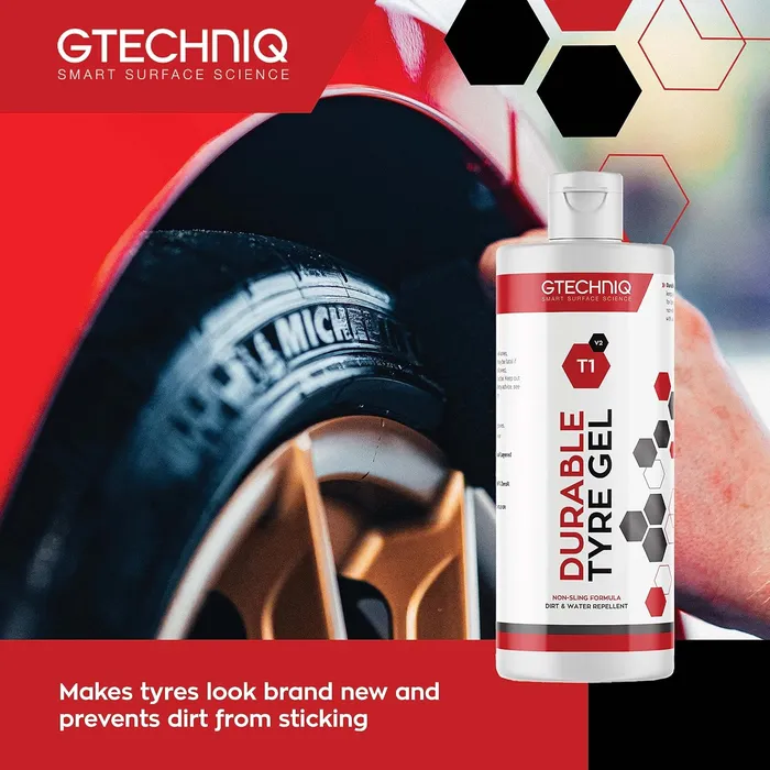 ג';ל צמיגים ופלסטיקה- Gtechniq T1v2 Durable Tyre Gel