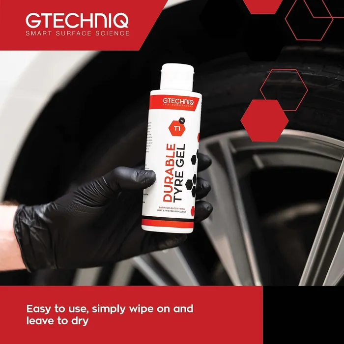 ג';ל צמיגים ופלסטיקה- Gtechniq T1v2 Durable Tyre Gel