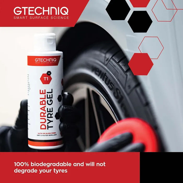 ג';ל צמיגים ופלסטיקה- Gtechniq T1v2 Durable Tyre Gel