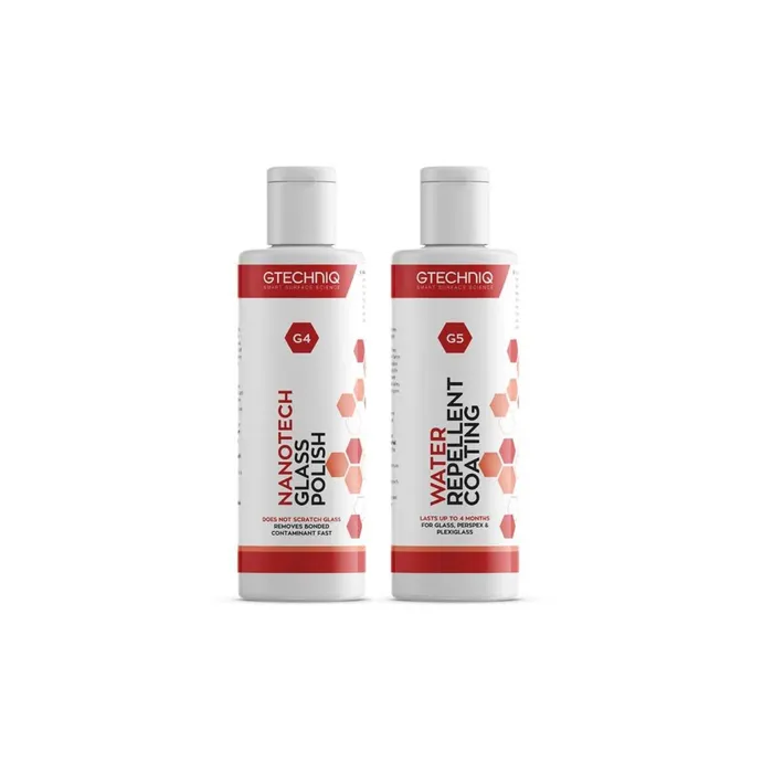 קיט ננו שמשות - Gtechniq G5 and G4 Max Repellency Glass Kit