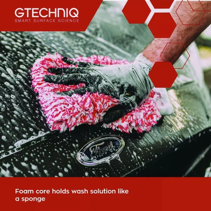כפפת שטיפה מיקרופייבר - Gtechniq WM2 Microfibre Wash Mitt