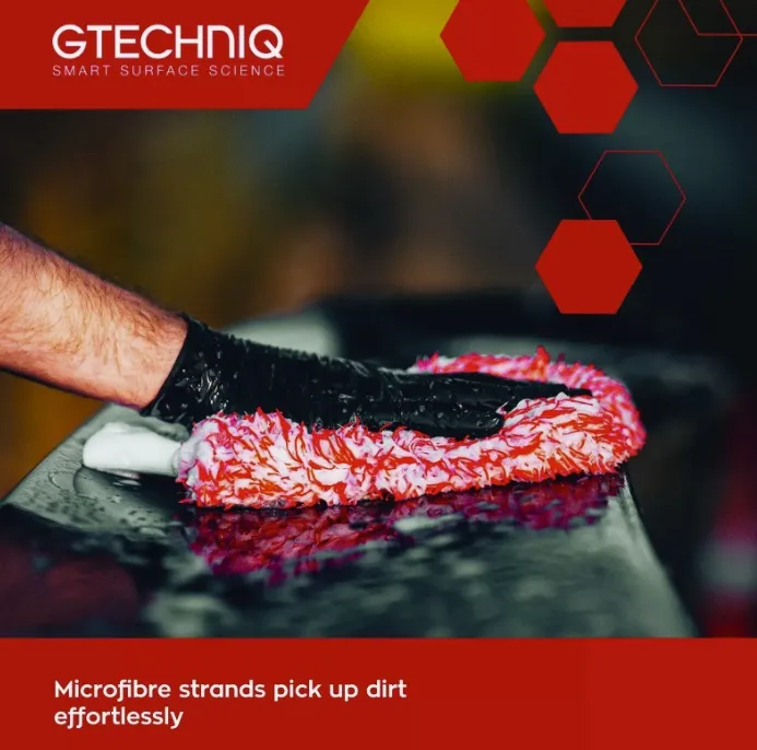 כפפת שטיפה מיקרופייבר - Gtechniq WM2 Microfibre Wash Mitt