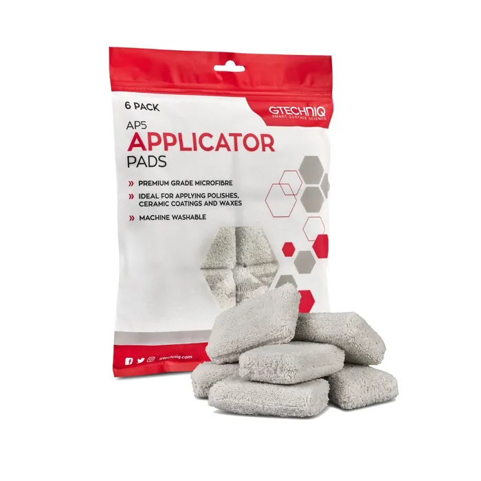 אפליקטור מיקרופייבר מלבני לציפויים - Gtechniq AP5 Microfibre Applicator Pad