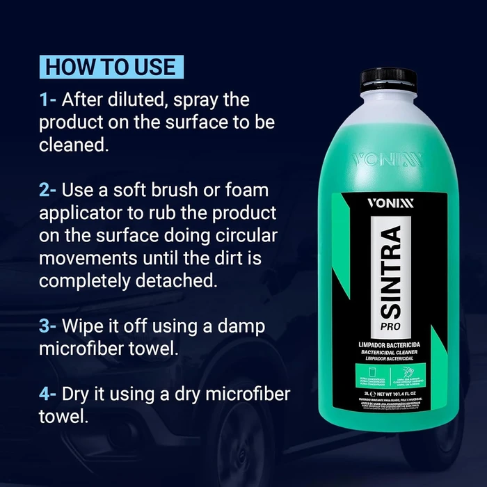 ניקוי פנים מחטא מרוכז - Vonixx Sintra Pro